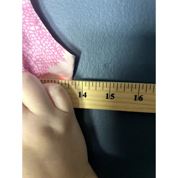 Roxy Short Dress Women's Size Small Bright Leaf Print Empire Waist Vacation - Picture 8 of 10